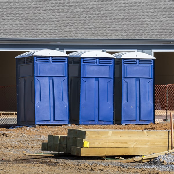 can i customize the exterior of the porta potties with my event logo or branding in El Refugio Texas